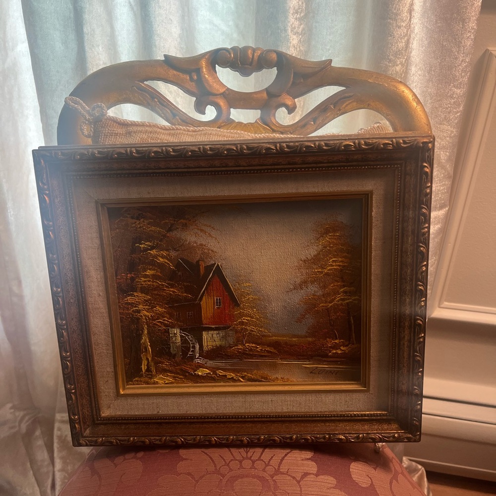 Charming Rustic House Framed Art